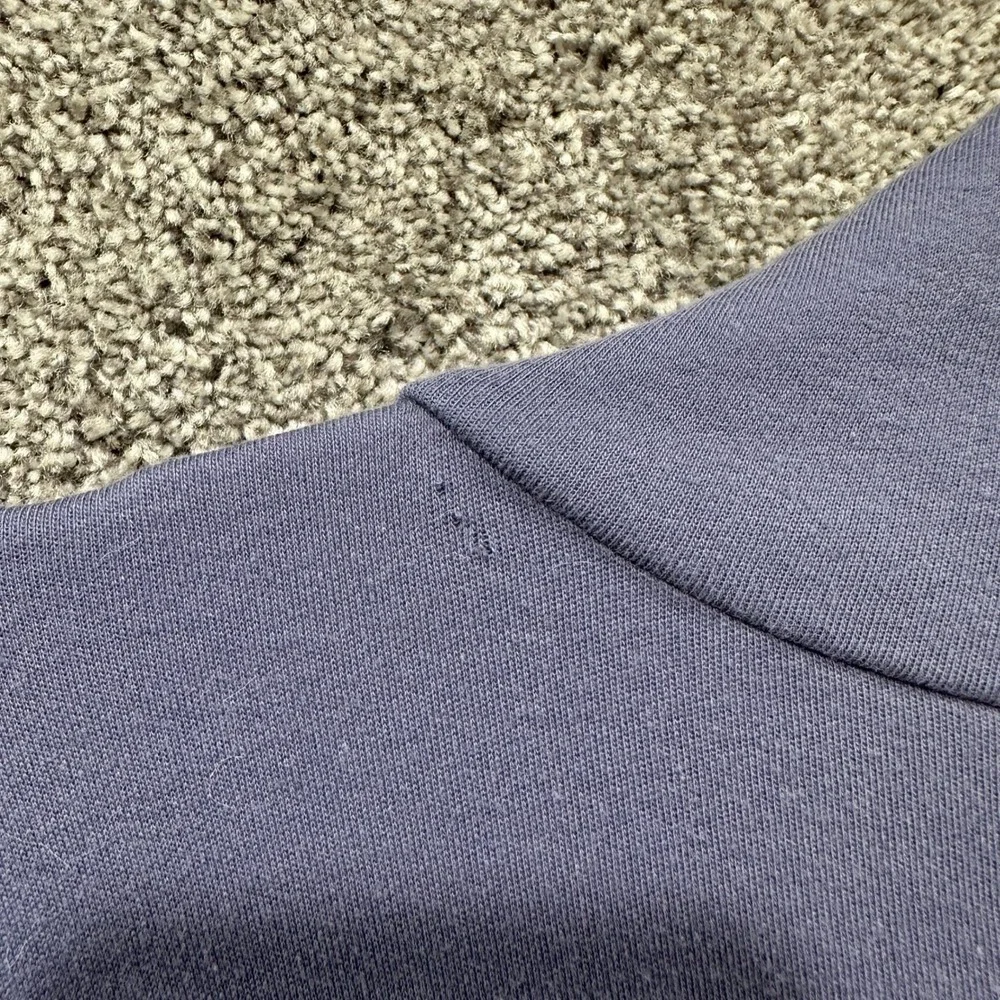 LL Bean Maxi Dress Women Cotton Mock Neck Large Petite Pockets Modest Minimalist